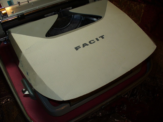 FACIT TP1 typewriter cardboard keyboard cover