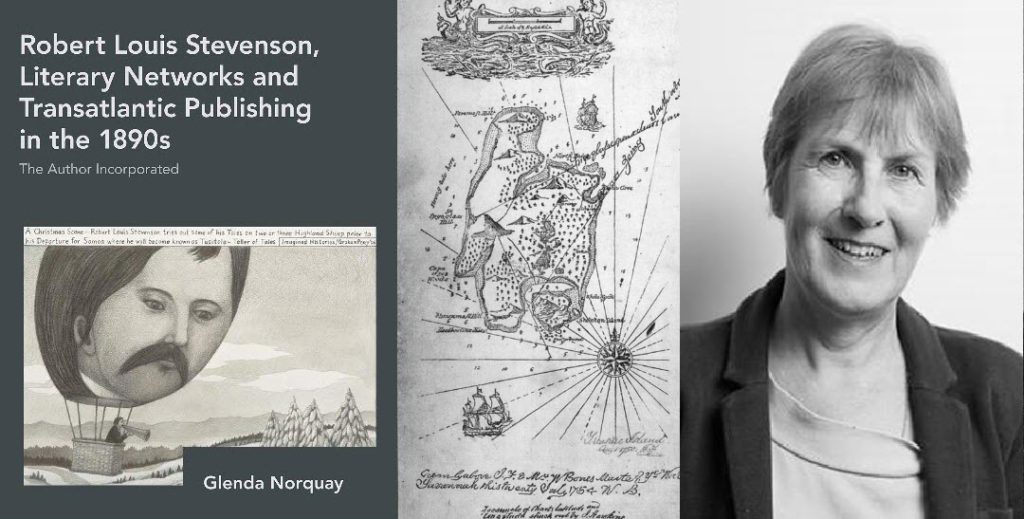 Norquay Book, Map of RLS Treasure Island, Portrait of Glenda Norquay